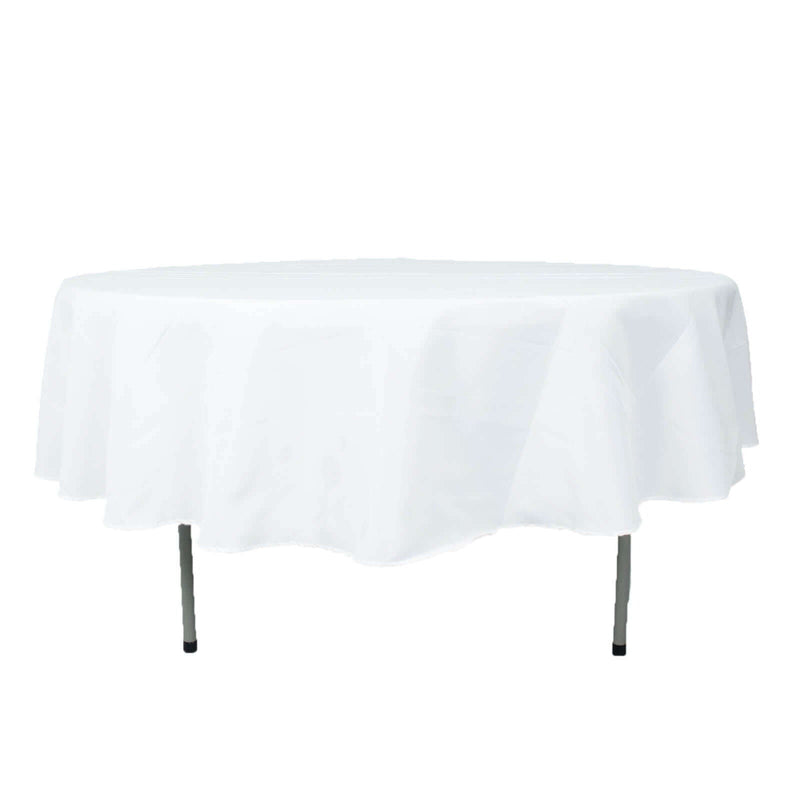 90" Round Tablecloth Premium Polyester Table Cover