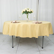 90" Round Tablecloth Premium Polyester Table Cover