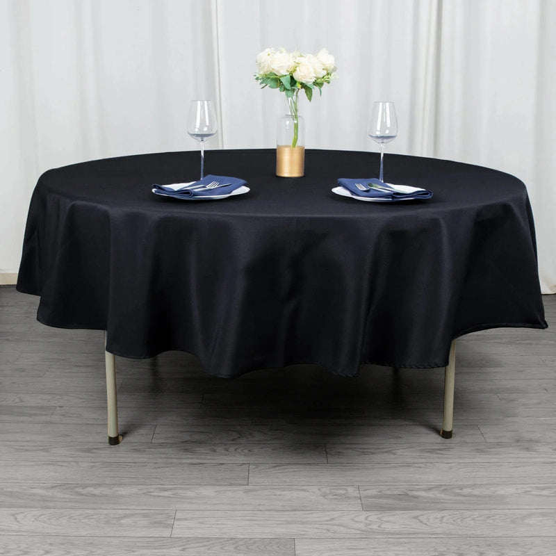90" Round Tablecloth Premium Polyester Table Cover