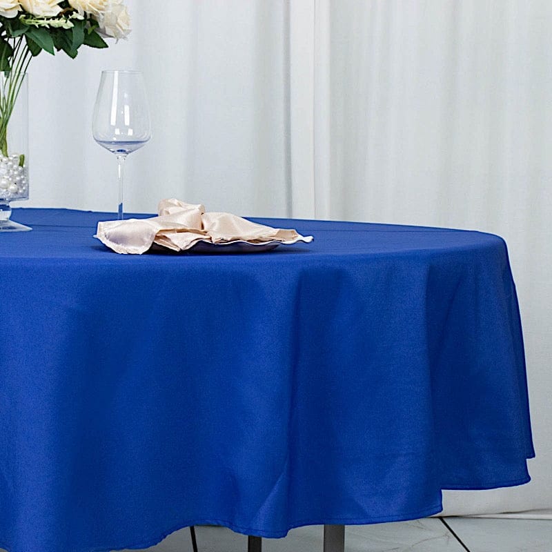 90" Round Tablecloth Premium Polyester Table Cover