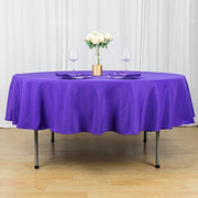 90" Round Tablecloth Premium Polyester Table Cover
