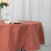 90" Round Tablecloth Premium Polyester Table Cover