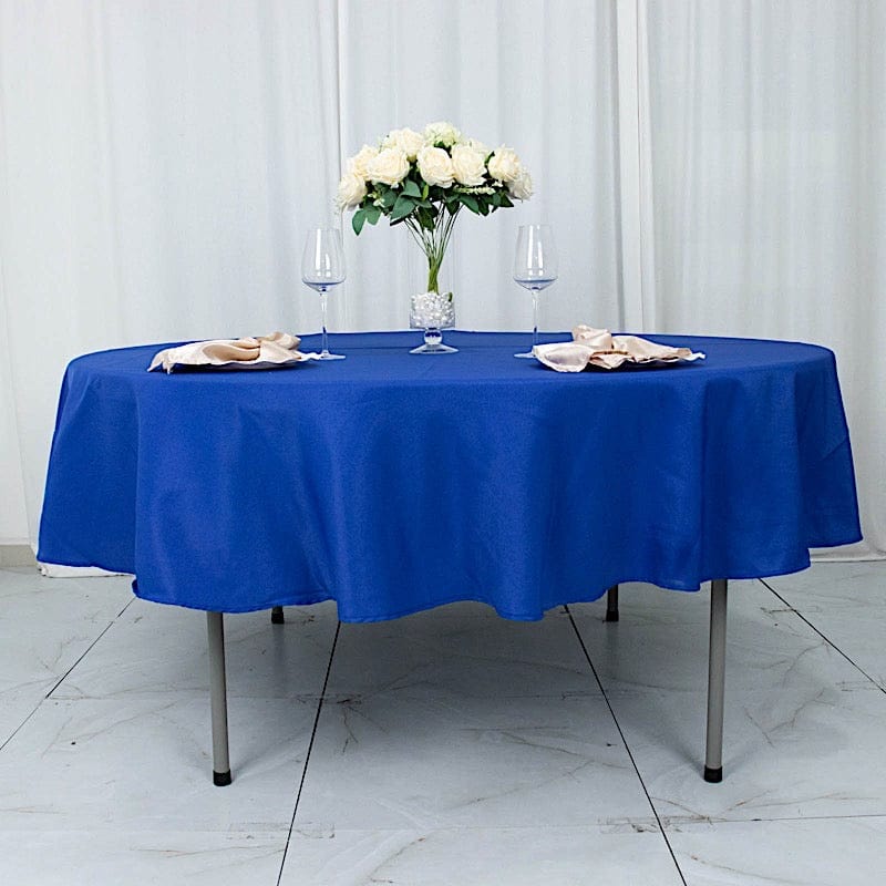 90" Round Tablecloth Premium Polyester Table Cover