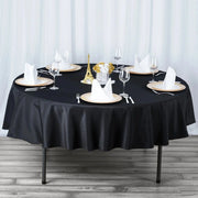 90" Round Tablecloth Premium Polyester Table Cover