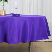 90" Round Tablecloth Premium Polyester Table Cover