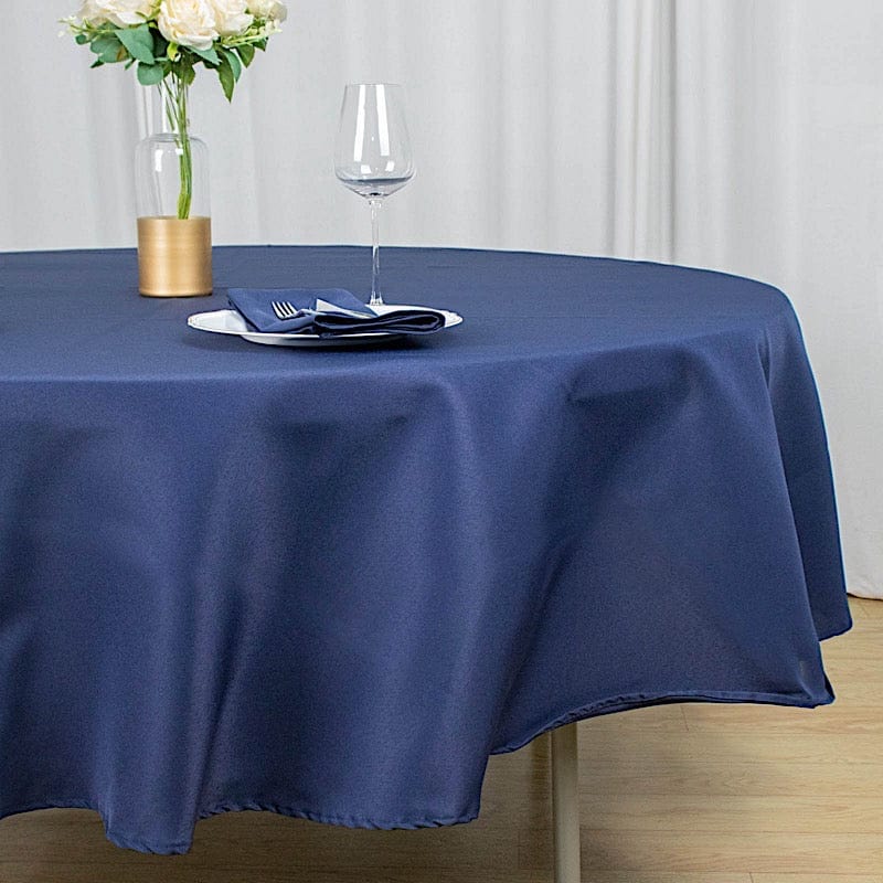 90" Round Tablecloth Premium Polyester Table Cover