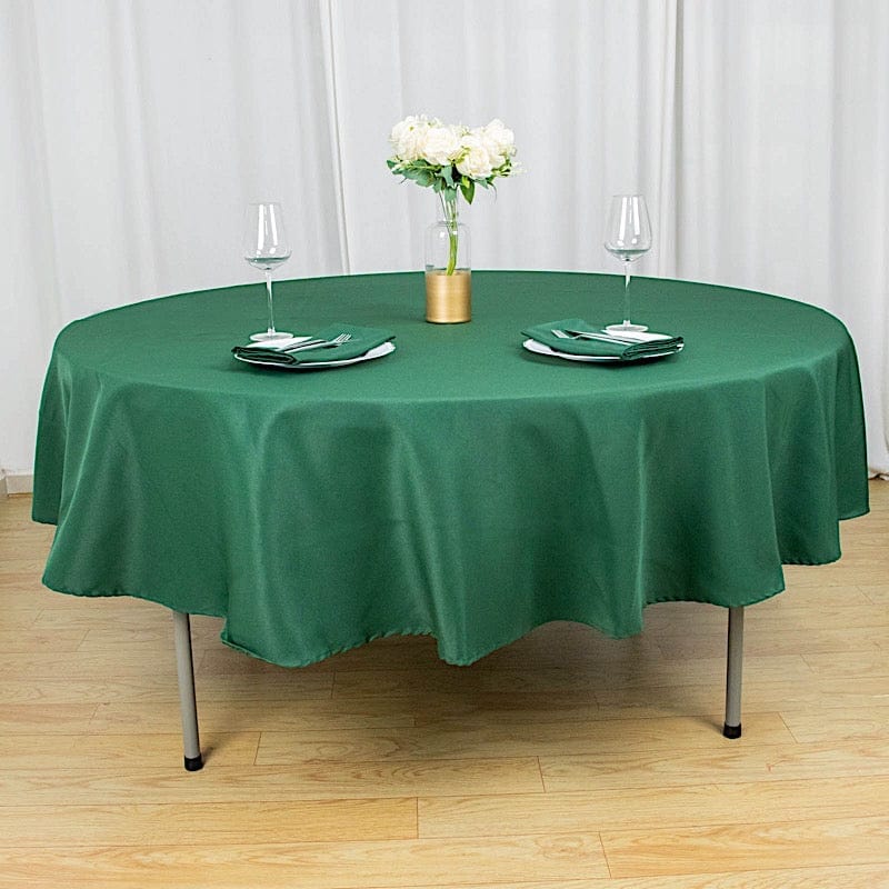 90" Round Tablecloth Premium Polyester Table Cover