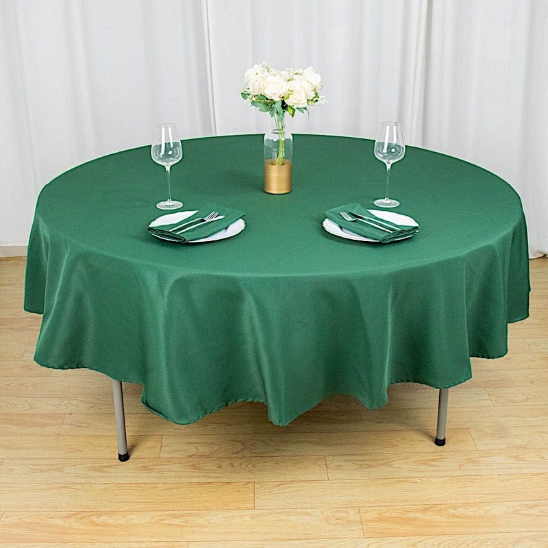 90" Round Tablecloth Premium Polyester Table Cover