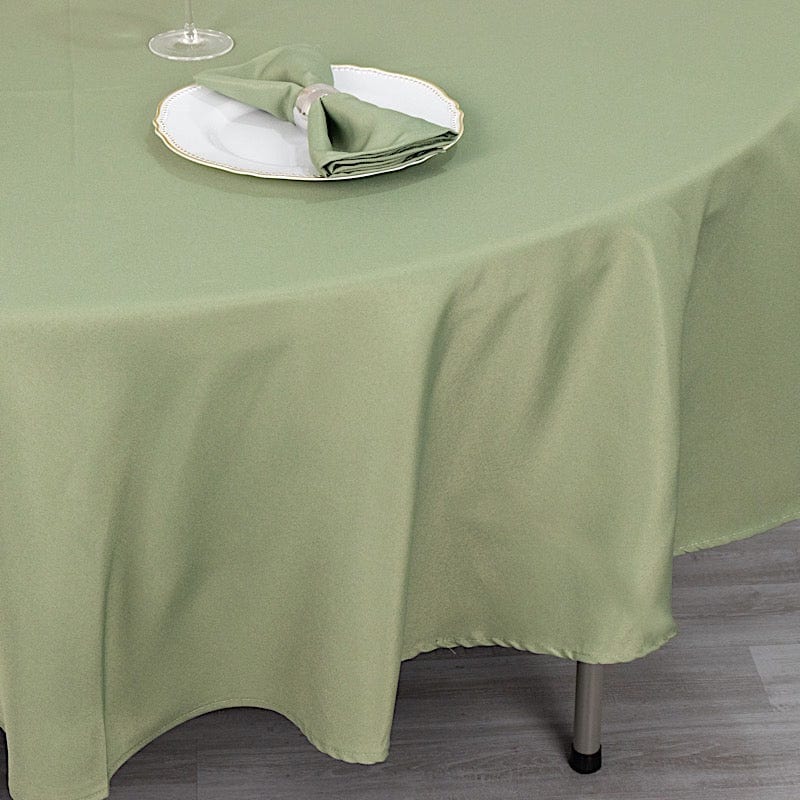 90" Round Tablecloth Premium Polyester Table Cover