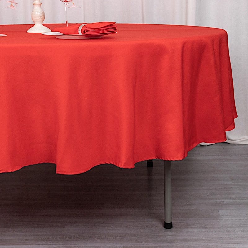 90" Round Tablecloth Premium Polyester Table Cover