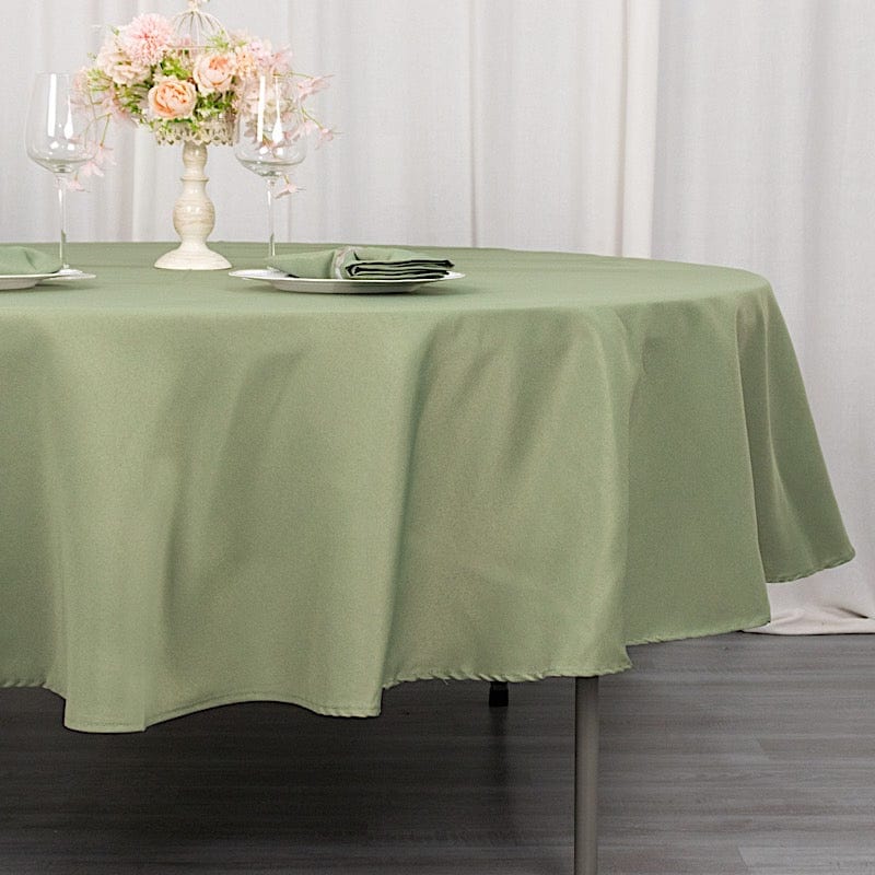 90" Round Tablecloth Premium Polyester Table Cover