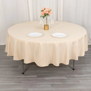 90" Round Tablecloth Premium Polyester Table Cover