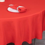 90" Round Tablecloth Premium Polyester Table Cover