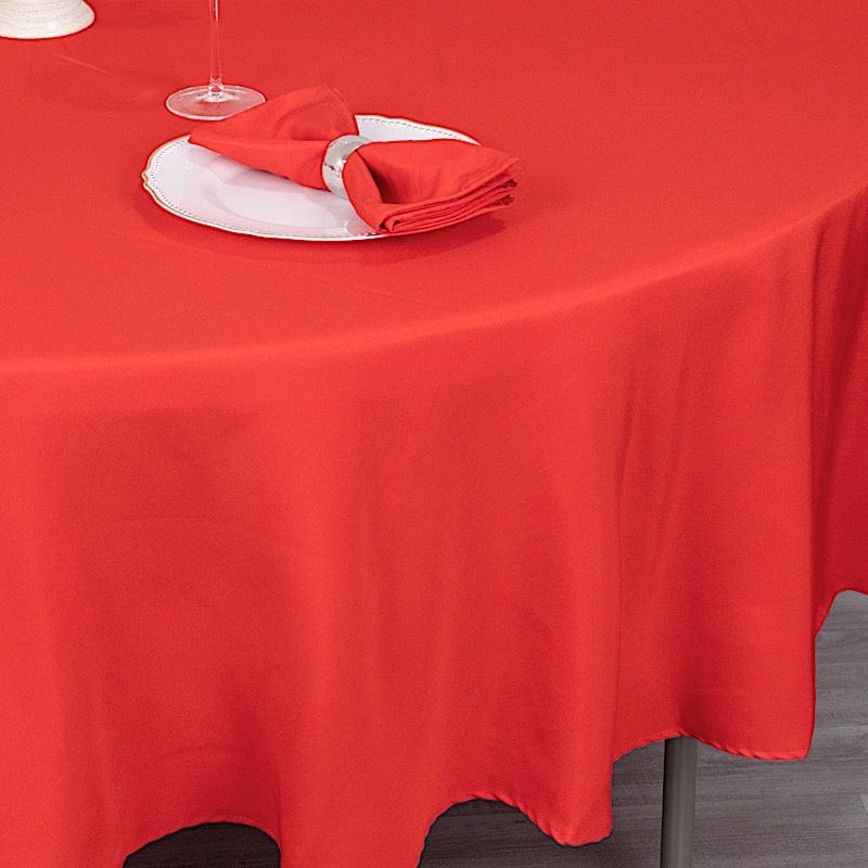 90" Round Tablecloth Premium Polyester Table Cover