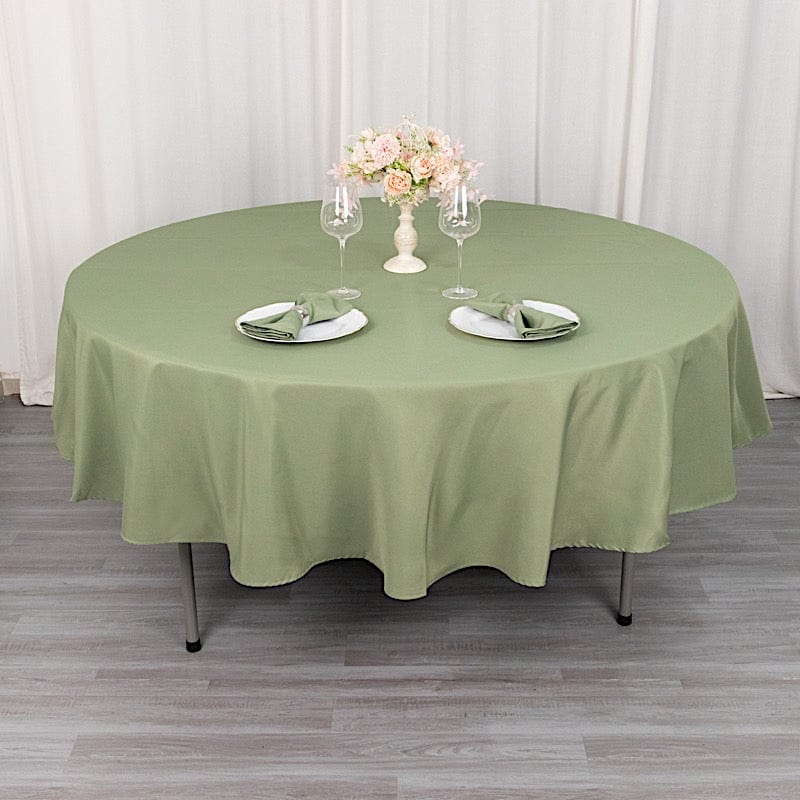 90" Round Tablecloth Premium Polyester Table Cover