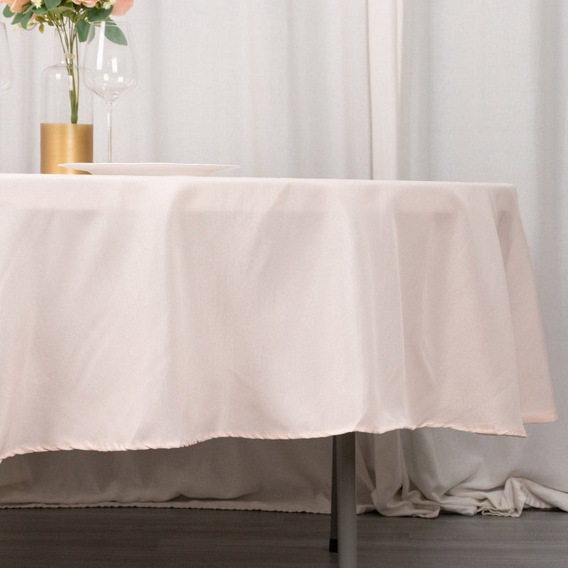 90" Round Tablecloth Premium Polyester Table Cover