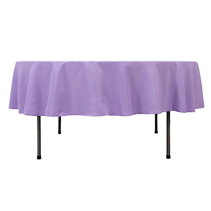 90" Round Tablecloth Premium Polyester Table Cover TAB_90_LAV_PRM