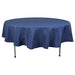90" Round Tablecloth Premium Polyester Table Cover TAB_90_NAVY_PRM
