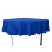 90" Round Tablecloth Premium Polyester Table Cover TAB_90_ROY_PRM