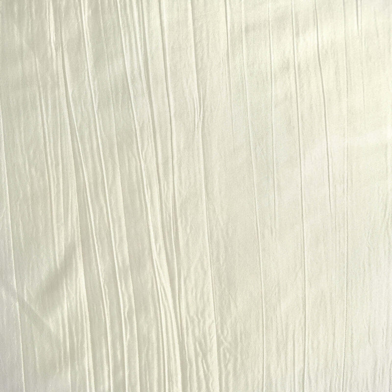 90" x 132" Accordion Metallic Crinkled Taffeta Rectangular Tablecloth
