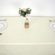 90" x 132" Accordion Metallic Crinkled Taffeta Rectangular Tablecloth