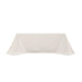 90" x 132" Cotton Blend Rectangular Tablecloth for Weddings and Events