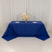 90" x 132" Cotton Blend Rectangular Tablecloth for Weddings and Events