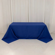 90" x 132" Cotton Blend Rectangular Tablecloth for Weddings and Events
