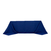 90" x 132" Cotton Blend Rectangular Tablecloth for Weddings and Events