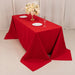 90" x 132" Cotton Blend Rectangular Tablecloth for Weddings and Events