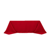 90" x 132" Cotton Blend Rectangular Tablecloth for Weddings and Events