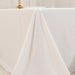90" x 132" Cotton Blend Rectangular Tablecloth for Weddings and Events