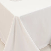 90" x 132" Cotton Blend Rectangular Tablecloth for Weddings and Events