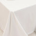 90" x 132" Cotton Blend Rectangular Tablecloth for Weddings and Events