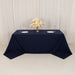 90" x 132" Cotton Blend Rectangular Tablecloth for Weddings and Events