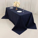 90" x 132" Cotton Blend Rectangular Tablecloth for Weddings and Events