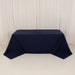90" x 132" Cotton Blend Rectangular Tablecloth for Weddings and Events