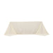 90" x 132" Cotton Blend Rectangular Tablecloth for Weddings and Events
