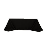 90" x 132" Cotton Blend Rectangular Tablecloth for Weddings and Events
