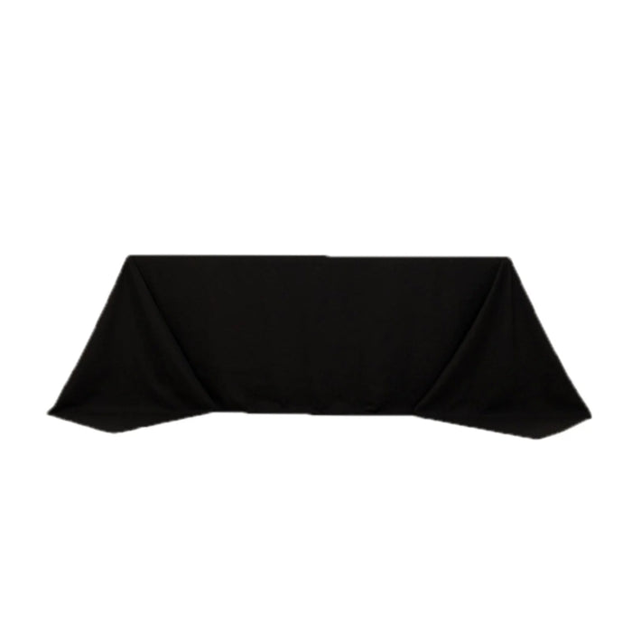 90" x 132" Cotton Blend Rectangular Tablecloth for Weddings and Events