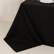 90" x 132" Cotton Blend Rectangular Tablecloth for Weddings and Events