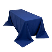 90" x 132" Cotton Blend Rectangular Tablecloth for Weddings and Events TAB_COT01_90132_ROY