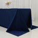 90" x 132" Fire Retardant Scuba Polyester Rectangle Tablecloth