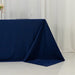 90" x 132" Fire Retardant Scuba Polyester Rectangle Tablecloth