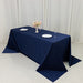 90" x 132" Fire Retardant Scuba Polyester Rectangle Tablecloth