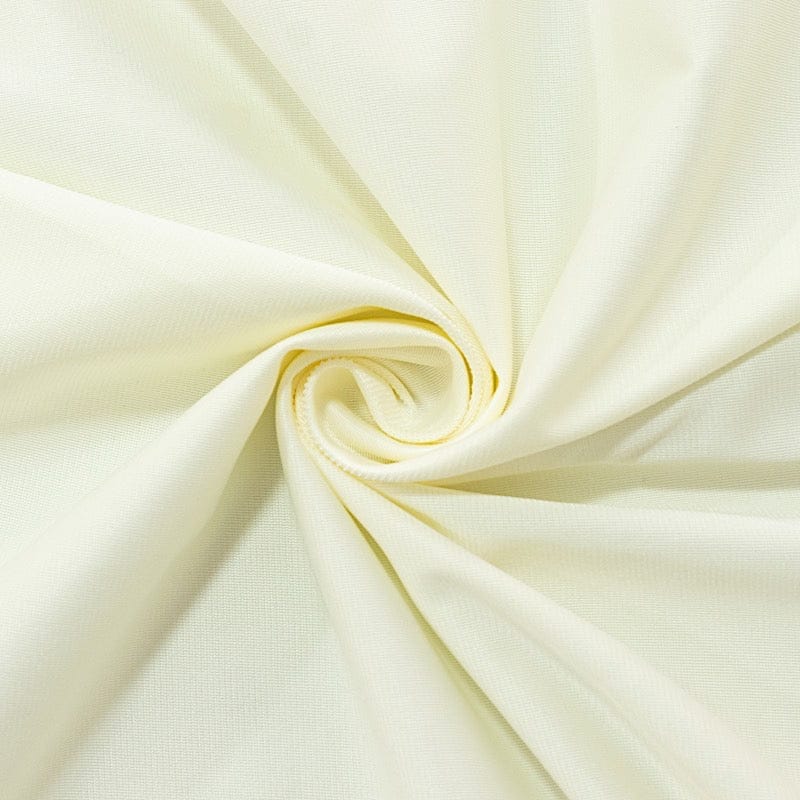 90" x 132" Fire Retardant Scuba Polyester Rectangle Tablecloth