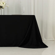 90" x 132" Fire Retardant Scuba Polyester Rectangle Tablecloth