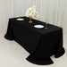 90" x 132" Fire Retardant Scuba Polyester Rectangle Tablecloth