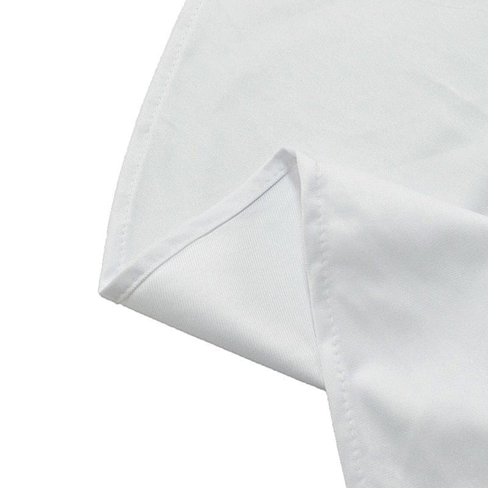 90" x 132" Fire Retardant Scuba Polyester Rectangle Tablecloth