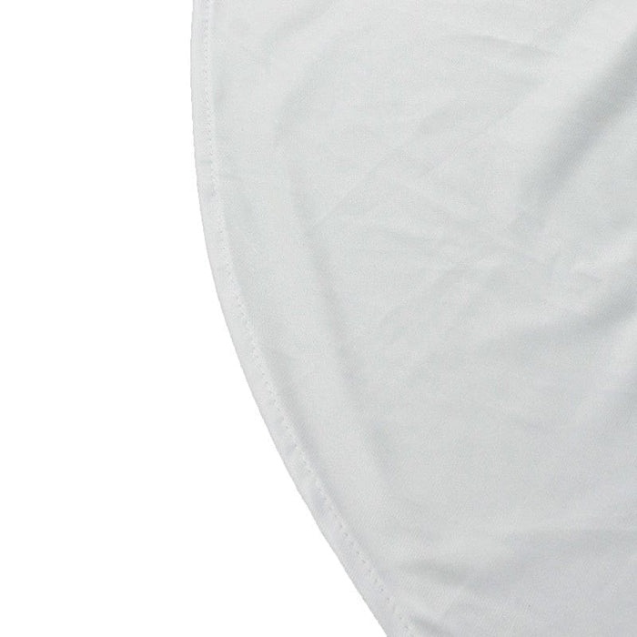 90" x 132" Fire Retardant Scuba Polyester Rectangle Tablecloth